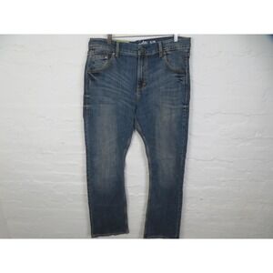 Wrangler Retro Jeans Mens 33x34 Blue Slim Boot Low Rise Bootcut Denim 10WLT77LY